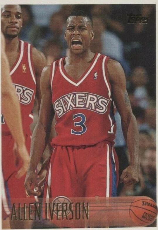 1996-97 Topps Allen Iverson #171 card front