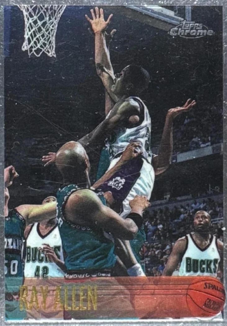 1996-97 Topps Chrome Ray Allen #217 card front