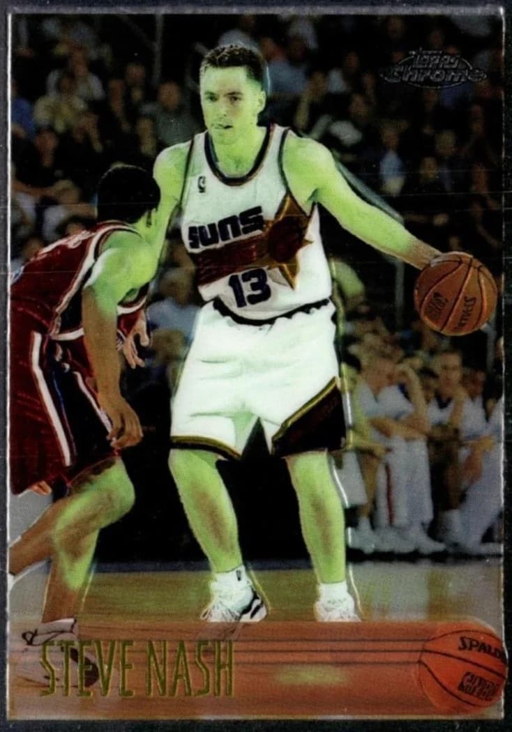 1996-97 Topps Chrome Steve Nash #182 card front