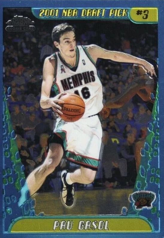 2001-02 Topps Chrome Pau Gasol #131 card front