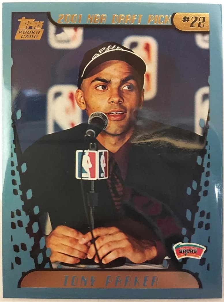 2001-02 Topps Tony Parker #247 card front