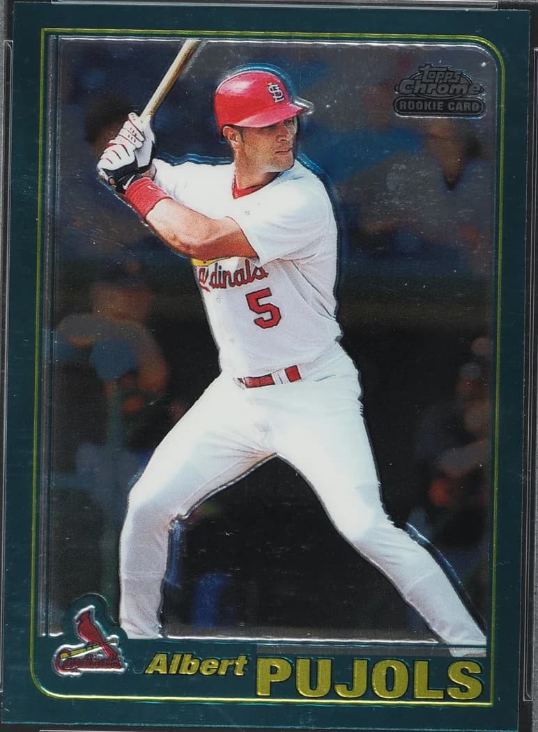 2001 Topps Chrome Traded & Rookies Albert Pujols #T247 card front