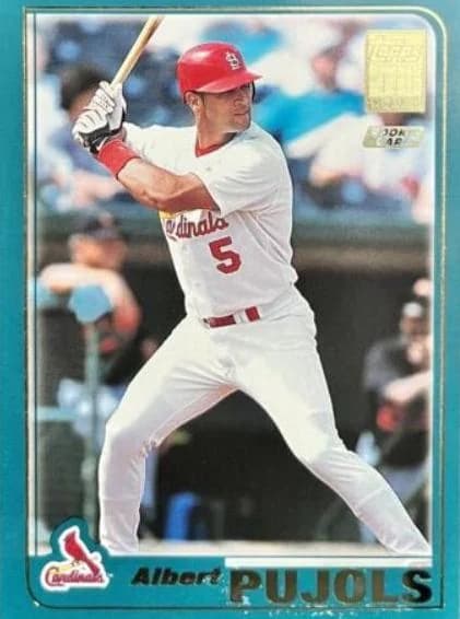 2001 Topps Traded & Rookies Albert Pujols #T247 card front