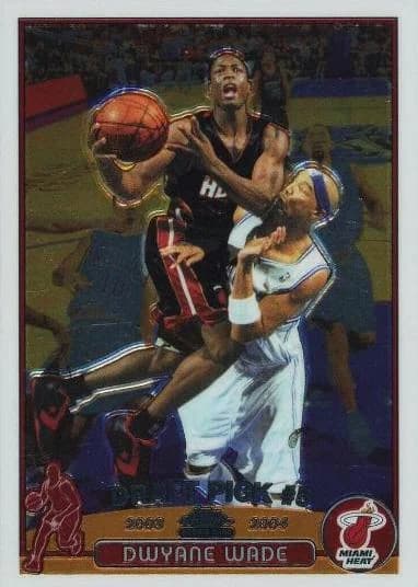 2003-04 Topps Chrome Dwyane Wade #115 card front