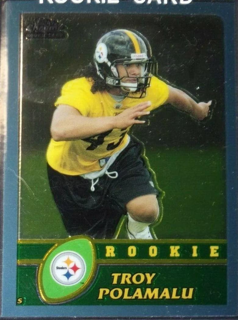 2003 Topps Chrome Troy Polamalu #274 card front