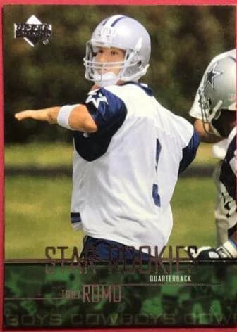 2003 Upper Deck Tony Romo #256 card front