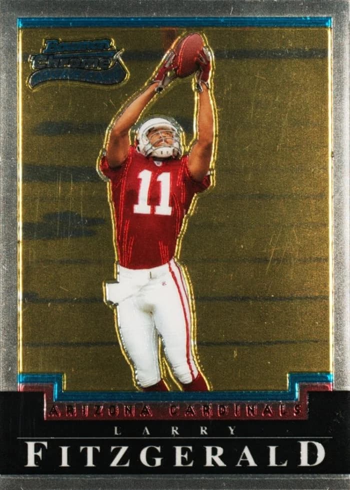 2004 Bowman Chrome Larry Fitzgerald #118 card front