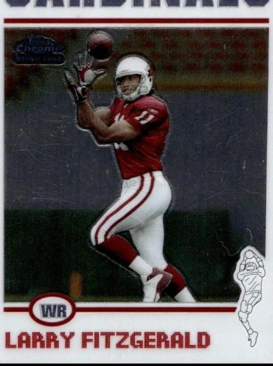 2004 Topps Chrome Larry Fitzgerald #215 card front