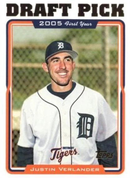 2005 Topps Justin Verlander #677 card front