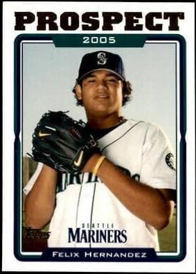 2005 Topps Updates & Highlights Félix Hernández #UH110 card front