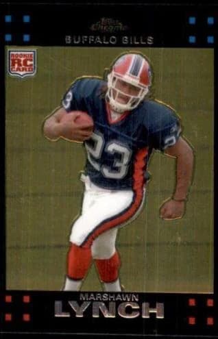 2007 Topps Chrome Marshawn Lynch #TC182 card front