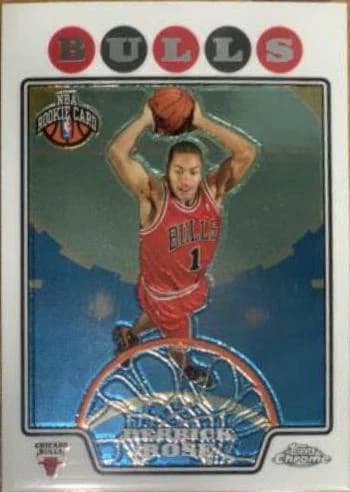 2008-09 Topps Chrome Derrick Rose #181 card front