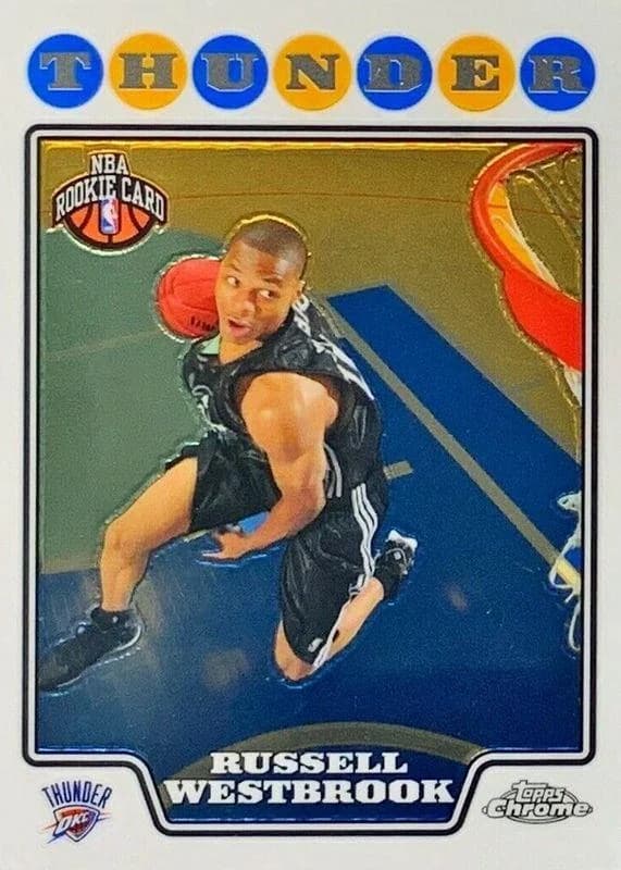 2008-09 Topps Chrome Russell Westbrook #184 card front