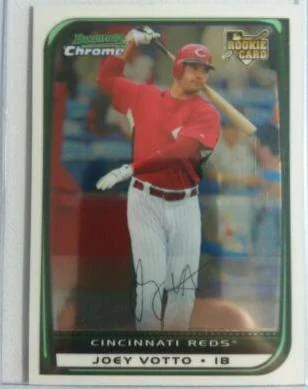 2008 Bowman Chrome Joey Votto #194 card front