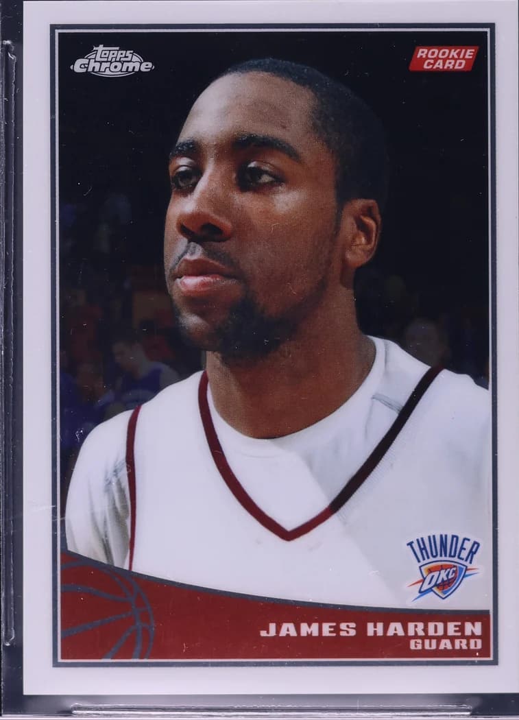 2009-10 Topps Chrome James Harden #99 /999 card front
