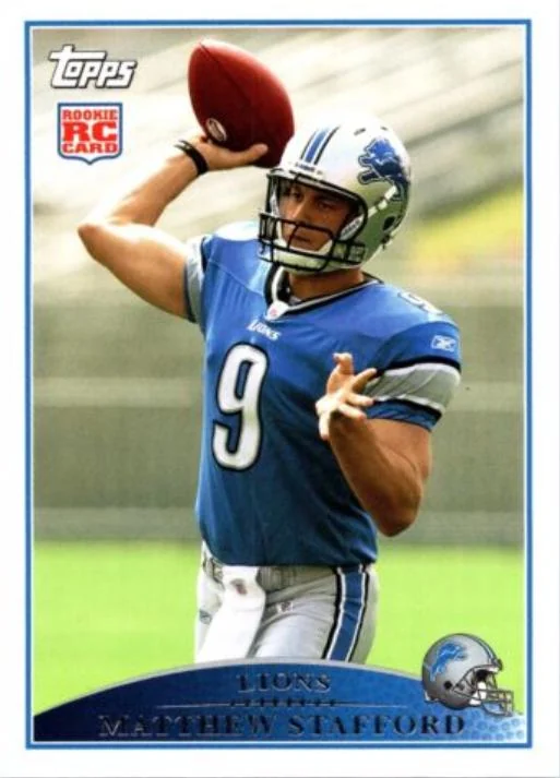 2009 Topps Matthew Stafford #430 card front
