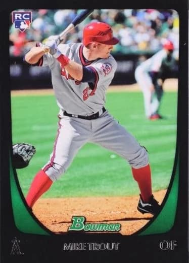 2011 Bowman Draft Mike Trout #101 card front