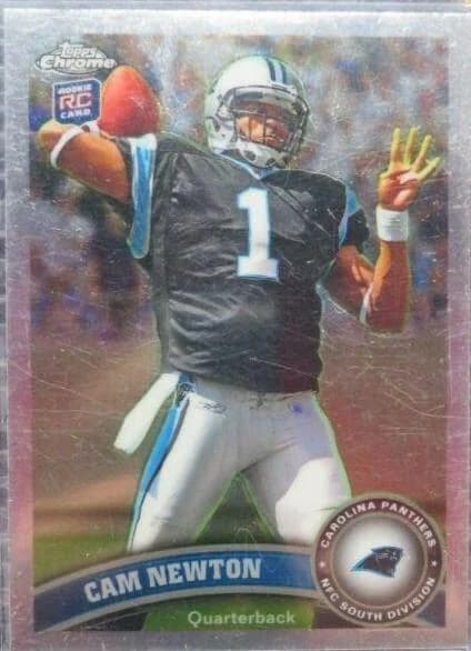 2011 Topps Chrome Cam Newton #1 card front
