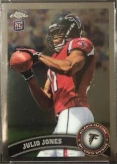 2011 Topps Chrome Julio Jones #131 card front