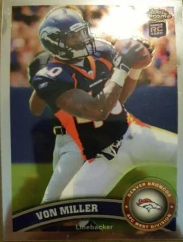 2011 Topps Chrome Von Miller #212 card front