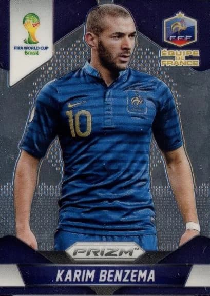 2014 Panini Prizm World Cup Karim Benzema #82 card front