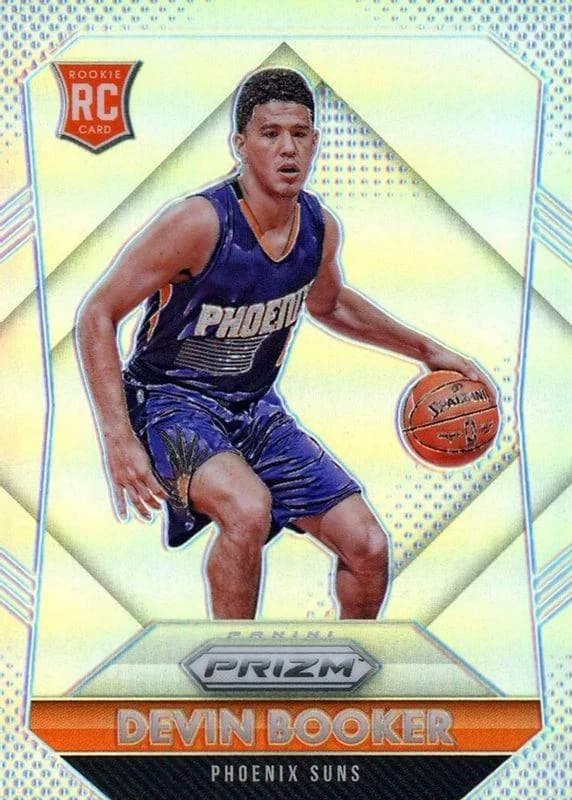 2015-16 Panini Prizm Devin Booker Silver Prizm #308 card front