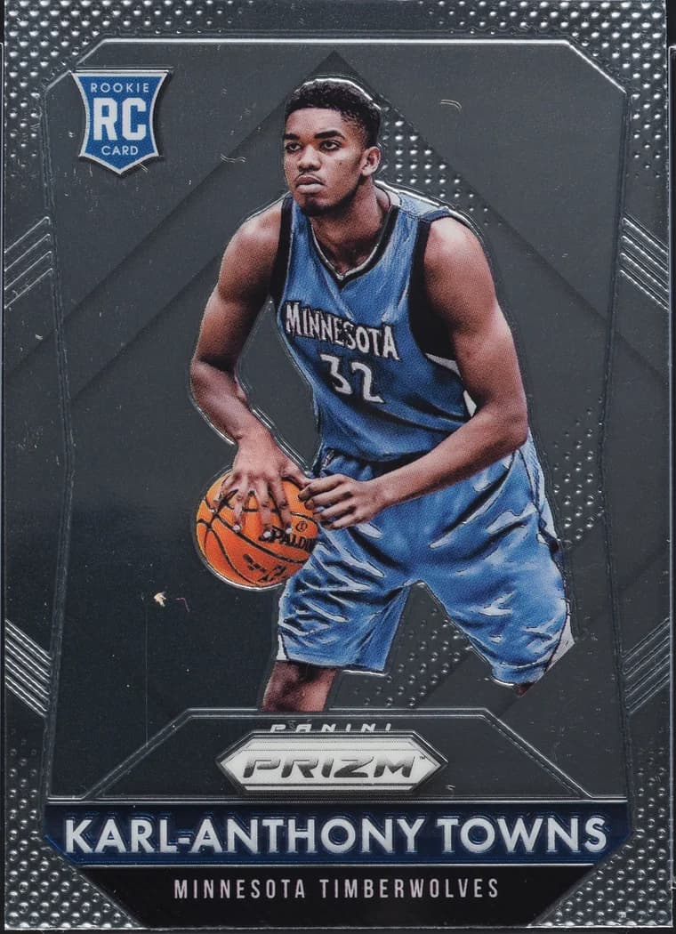 2015-16 Panini Prizm Karl-Anthony Towns #328 card front