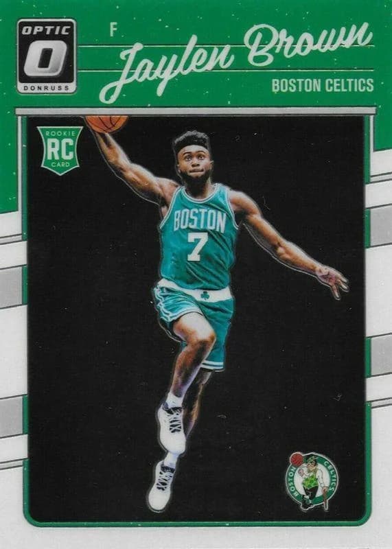 2016-17 Donruss Optic Jaylen Brown #153 card front