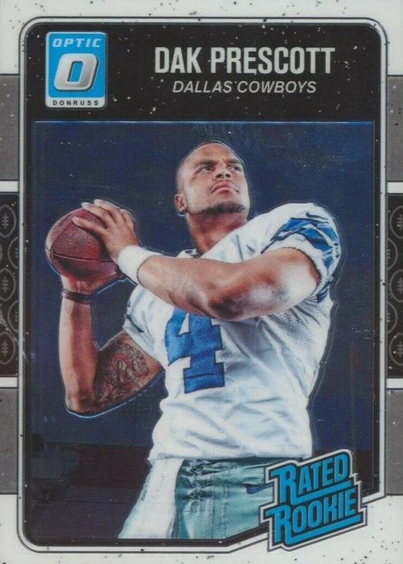 2016 Donruss Optic Dak Prescott Rated Rookie #162 card front