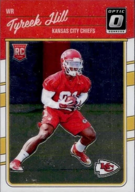 2016 Donruss Optic Tyreek Hill #117 card front