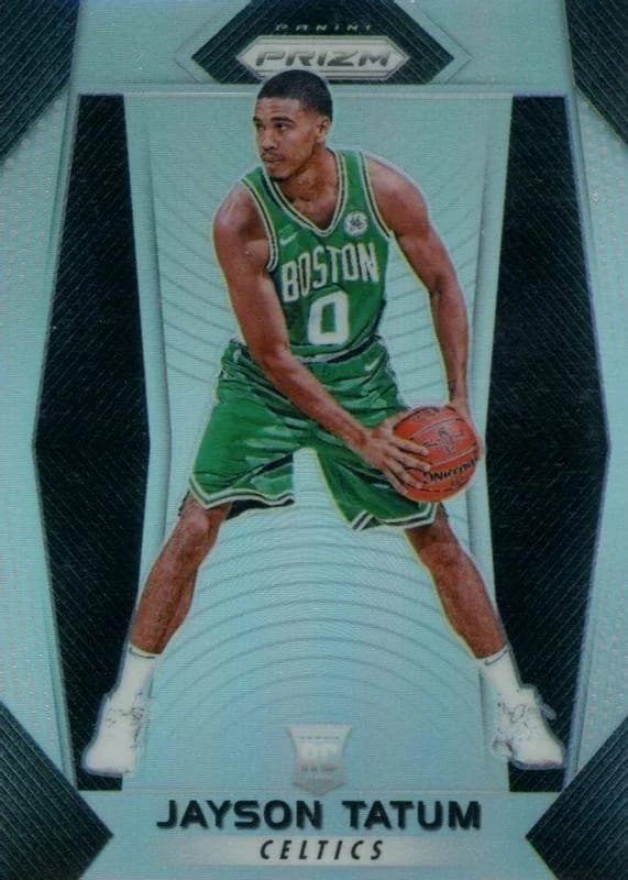 2017-18 Panini Prizm Jayson Tatum Silver Prizm #16 card front