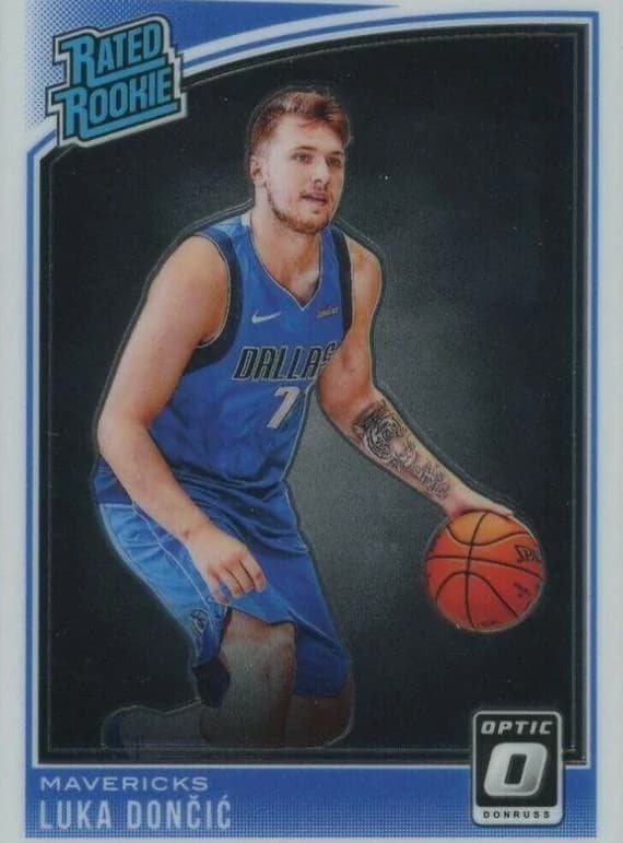 2018-19 Donruss Optic Luka Dončić Rated Rookie #177 card front