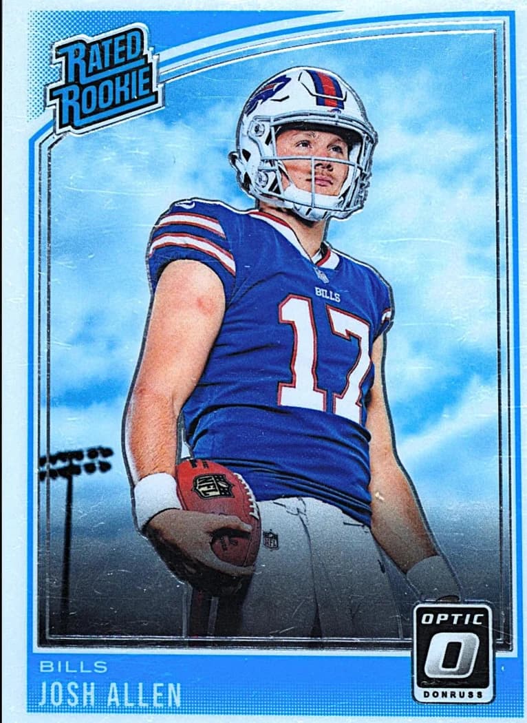 2018 Donruss Optic Josh Allen Rated Rookie #154 card front