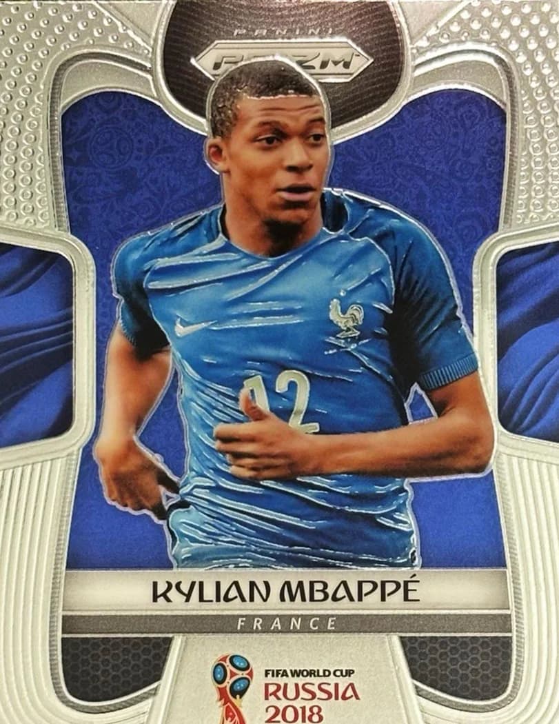 2018 Panini Prizm World Cup Kylian Mbappé #80 card front