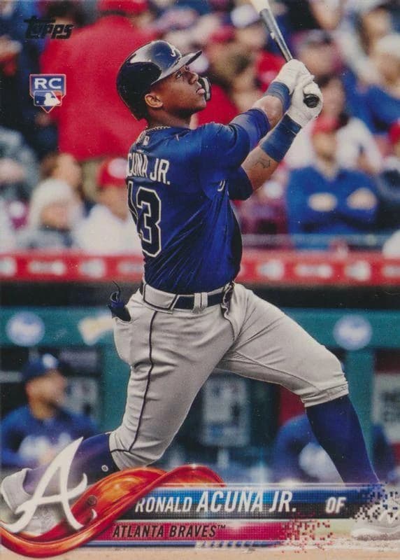 2018 Topps Update Ronald Acuña Jr. #US250 card front