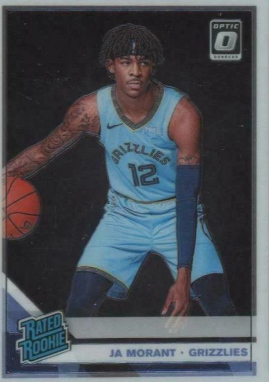 2019-20 Donruss Optic Ja Morant Rated Rookie #168 card front
