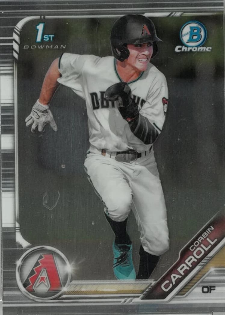2019 Bowman Draft Chrome Corbin Carroll #BDC-125 card front