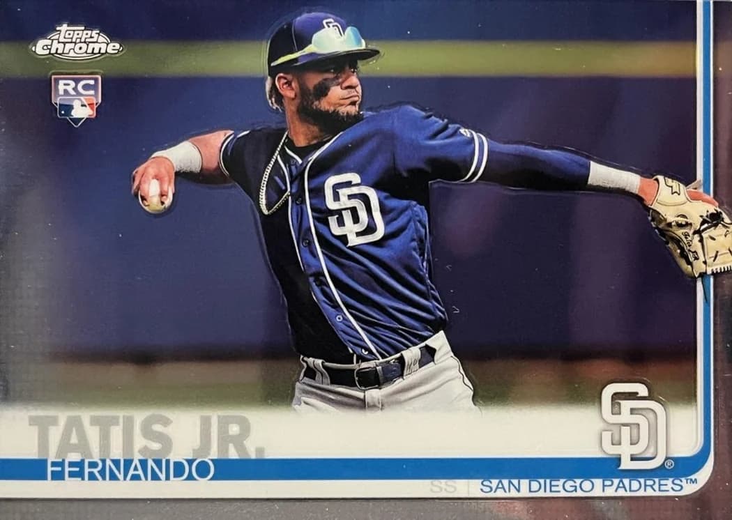 2019 Topps Chrome Fernando Tatís Jr. #203 card front