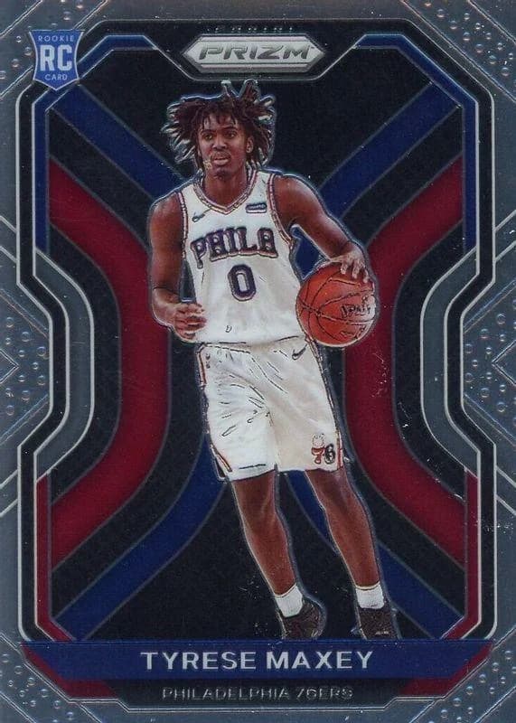 2020-21 Panini Prizm Tyrese Maxey #256 card front