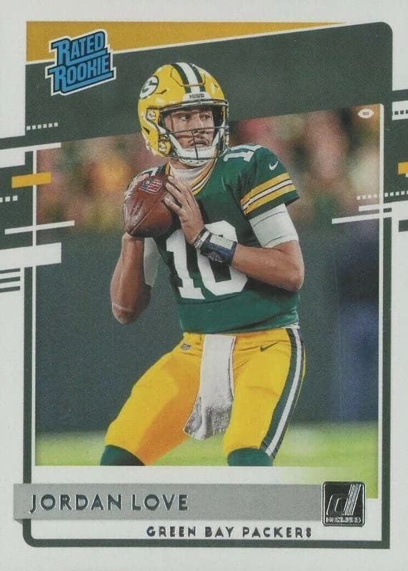 2020 Donruss Jordan Love Rated Rookie #304 card front