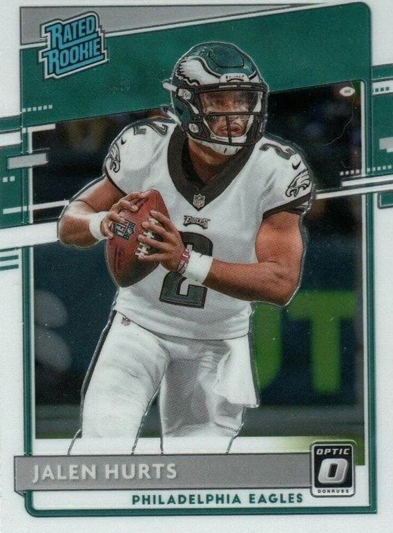 2020 Donruss Optic Jalen Hurts Rated Rookie #164 card front