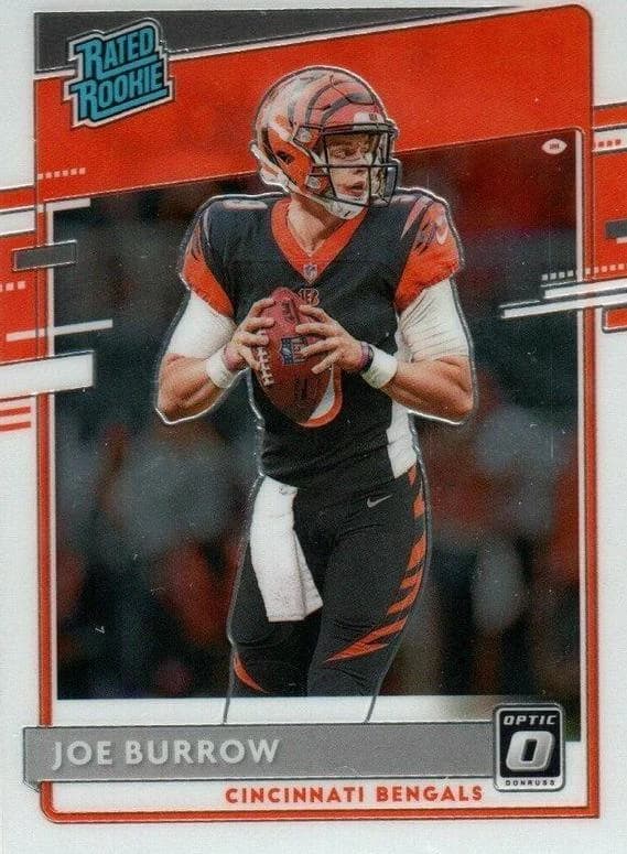 2020 Donruss Optic Joe Burrow Rated Rookie #151 card front