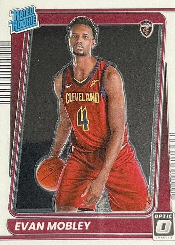 2021-22 Donruss Optic Evan Mobley Rated Rookie #175 card front