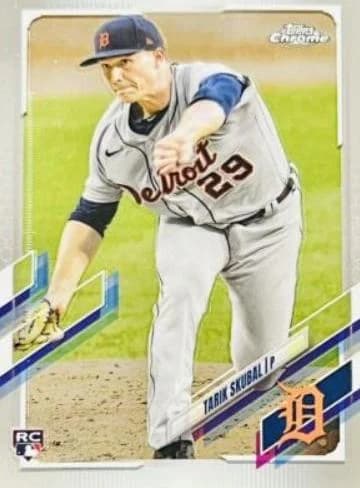 2021 Topps Chrome Tarik Skubal #103 card front