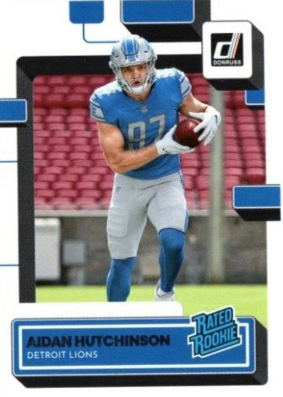 2022 Donruss Aidan Hutchinson Rated Rookie #313 card front
