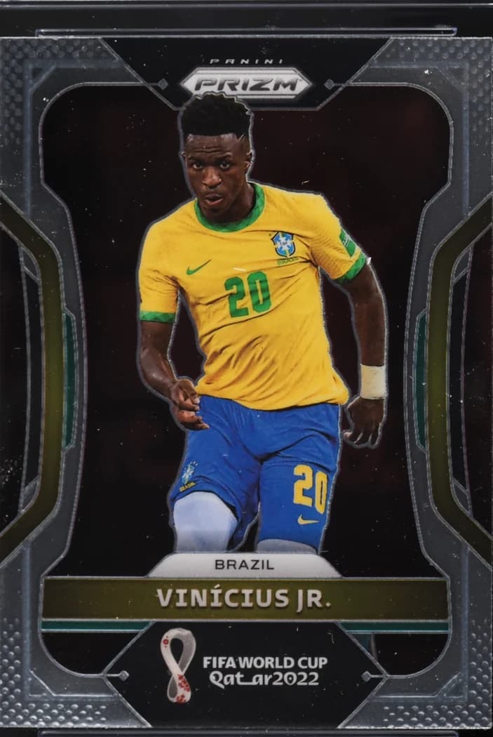 2022 Panini Prizm World Cup Vinícius Júnior #36 card front