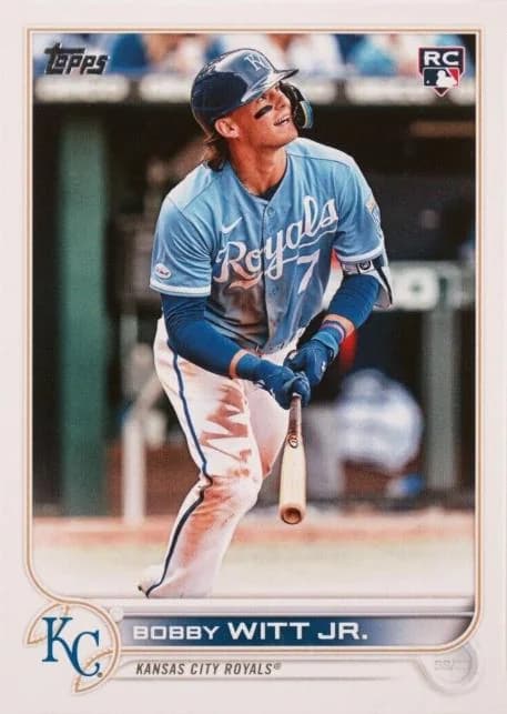 2022 Topps Update Bobby Witt Jr. #US100 card front