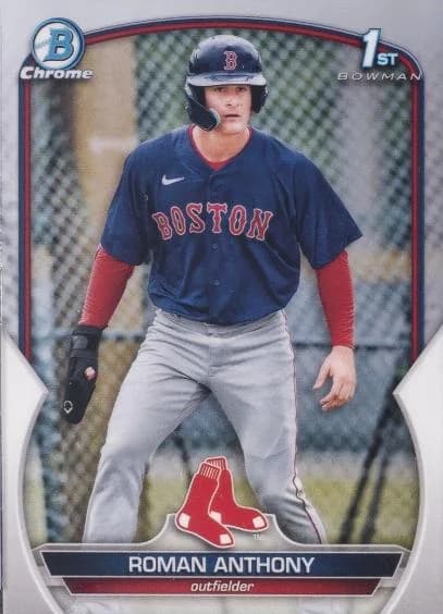 2023 Bowman Chrome Prospects Roman Anthony #BCP-71 card front