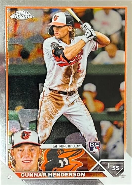 2023 Topps Chrome Gunnar Henderson #2 card front