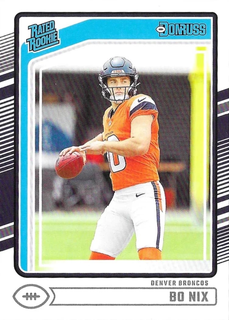2024 Donruss Bo Nix Rated Rookie #369 card front